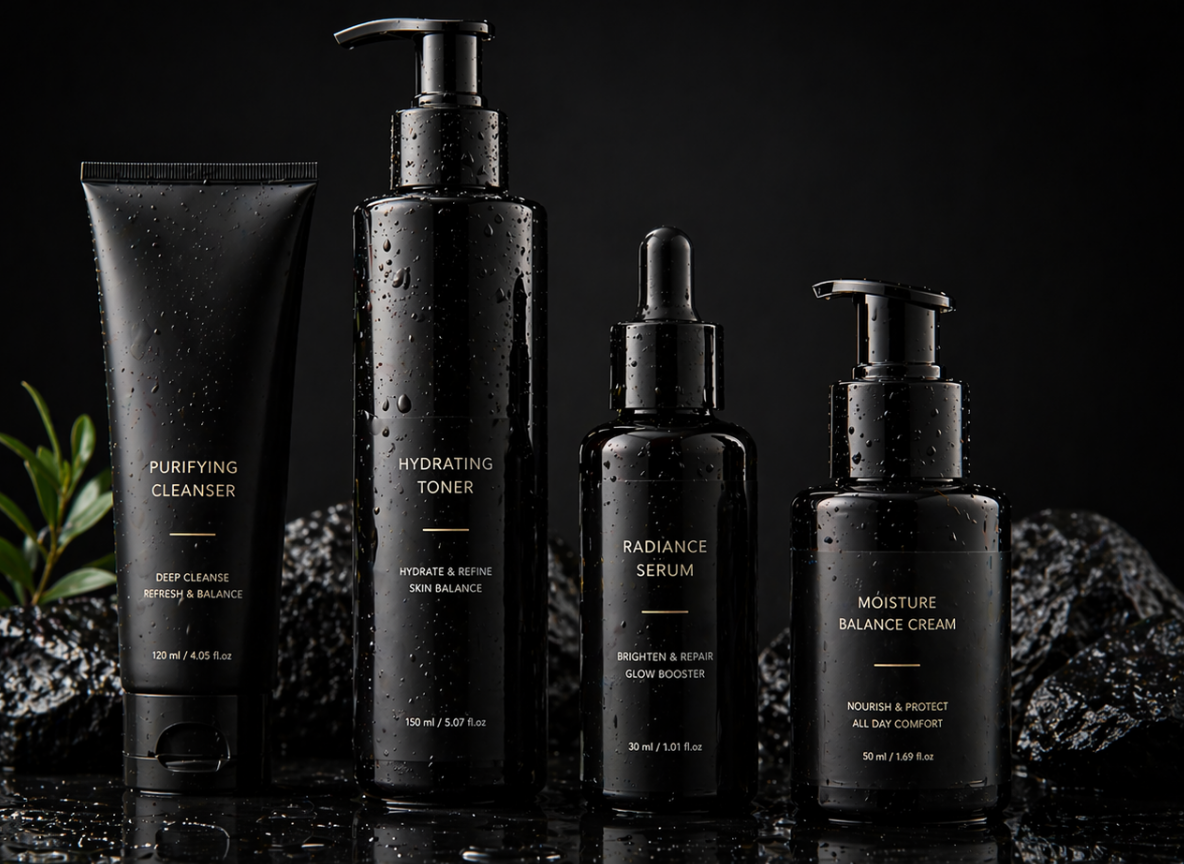 Glow Skincare Product Shoot